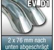 SuperSport avgasr”r variant "D1" 2x76mm rund,  "Diesel look"