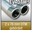 SuperSport Tips variant DTM5 "2x76mm DTM fl„nsade rim