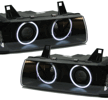 BMW E36 Angel Eyes svarta till sedan/ touring CCFL teknik