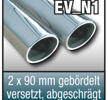 SuperSport avgasr”r version "N1" l„ggas 2x90mm, fl„nsade rim