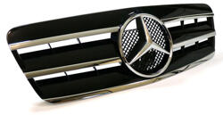 Grillar - Mercedes - Mercedes CLK W208 SPORT SvartCL Grill