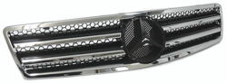 Grillar - Mercedes - Mercedes SL R129 - SPORT Grill svart / krom