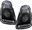 Mini Cooper R56 LED-bakljus från 2006 BLACK CLEAR