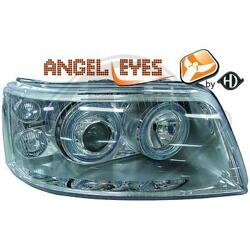 Designlampor/styling - Volkswagen - T5/Multivan/Caravelle 03-10 - Strålkastare Angel Eyes. VW Caravelle T5 krom
