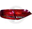 Designbakljus LED Audi A4 rödvit 07-