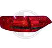 Designbakljus LED Audi A4 rödsvart 07-
