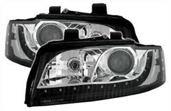 Designlampor/styling - Audi - A4 Lim/Avant(8E) 00-04 - Xenon Strålkastare med LED till Audi A4 8E i svart.
