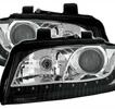 Xenon Strålkastare med LED till Audi A4 8E i svart.