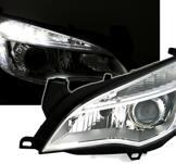 Designstrålkastare Opel ASTRA med LED slinga