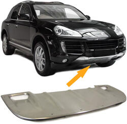 Frontbågar - Porsche Cayenne II från 2010 Rostfri skyddsplåt fram