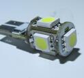 Canbus T10 5 5050 smd, blå  topp kvalité