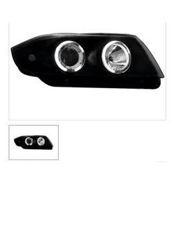 Designlampor/styling - BMW - BMW 3 er E90 - Angel Eyes BMW 3-serie E90 + E91 / Svart