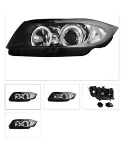 Designlampor/styling - BMW - BMW 3 er E90 - Angel Eyes BMW 3-serie E90 + E91 / Svart