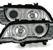 CCFL Angel Eyes strålkastare för BMW X5 i Chrome