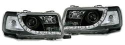 Designlampor/styling - Audi - 80 Lim/Avant (B4) 91-96 - Strålkastare med lysdioder för Audi 80 B4 i Svart