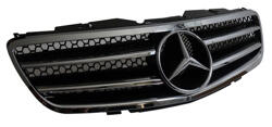 Grillar - Mercedes - Mercedes SL R230 sportgrillen Svart / Krom