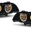 BMW X5 99-03 - XENON  Angel Eyes Svart