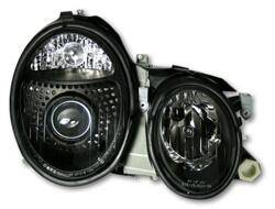 Designlampor/styling - Mercedes - W 208 CLK - Facelift för Mercedes W208 Headlight / Svarta