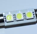Canbus spollampa 3 SMD dioder Röd 36mm