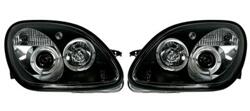 Designlampor/styling - Mercedes - SLK - Angel Eyes strålkastare Mercedes SLK / svarta.