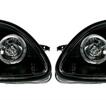Angel Eyes strålkastare Mercedes SLK / svarta.