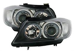 Designlampor/styling - BMW - BMW 3 er E90 - Angel Eyes BMW 3-serie E90 + E91 / Svart