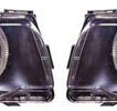BMW E38 98-01 - XENON ANGEL EYES Svarta