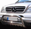 Frontbåge Mercedes ML (W163) Rostfritt stål 304. 2000-2005