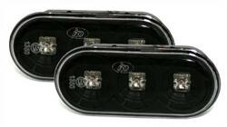 Designlampor/styling - Volkswagen - Golf 3 - LED-sidblinkers (oval) / svart (Par)
