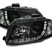 Dayline (lysdioder) Audi A3 03-08. Svart