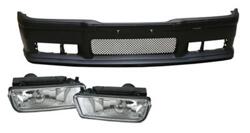 Aerodynamik (spoiler) - Övriga varumärken - BMW - BMW E36 - BMW 3-serie E36 stötfångare + kromat dimljus  /set