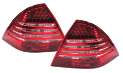 Designlampor/styling - Mercedes - W 203 C-klass - Mercedes W203 Bj.04-07 LED BAKljus röd-klar