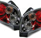 Peugeot 206, 98-06 klarglas bakljus i krom