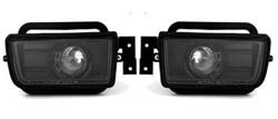 Designlampor/styling - BMW - BMW 5 er E34 - Dimljus klarglas svarta med projektorlins BMW E34.