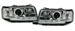 Designlampor/styling - Audi - 80 Lim/Avant (B4) 91-96 - LED-strålkastare med krom för Audi 80 B4