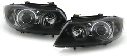 Designlampor/styling - BMW - BMW 3 er E90 - BMW E90 E91  Angel Eyes CHROM