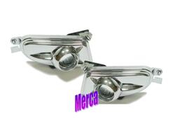 Designlampor/styling - Mercedes - W 210 E-klass - Dimljus till Mercedes W210 / krom med projektorglas