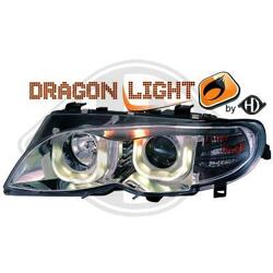 Designlampor/styling - BMW - BMW 3 er E46 - Nyhet "Drakljus" BMW E46 01-05 Klarglas i krom.