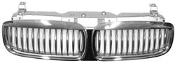 Grillar - BMW - BMW 7-serien E65 -05 njure  / Grill krom