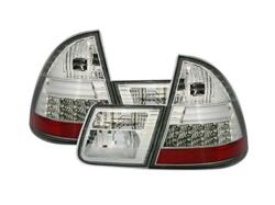Designlampor/styling - BMW - BMW 3 er E46 - Baklampor - Baklampor LED i kromat klarglas till Touring E46