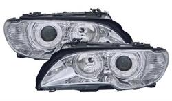 Designlampor/styling - BMW - BMW 3 er E46 - Angel Eyes BMW 3-serie E46 / Krom