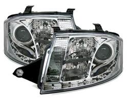 Designlampor/styling - Audi - TT Coupe/Cabrio 98-05 - LED-strålkastare med krom för Audi TT 8N