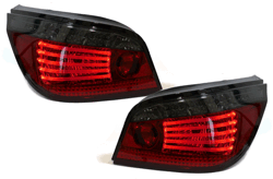 Designlampor/styling - BMW - BMW 5 er E60 - BMW E60 03-07 - LCI LED Bakljus rödsvart- nya