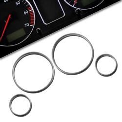 Kromade instrumentringar BMW E39